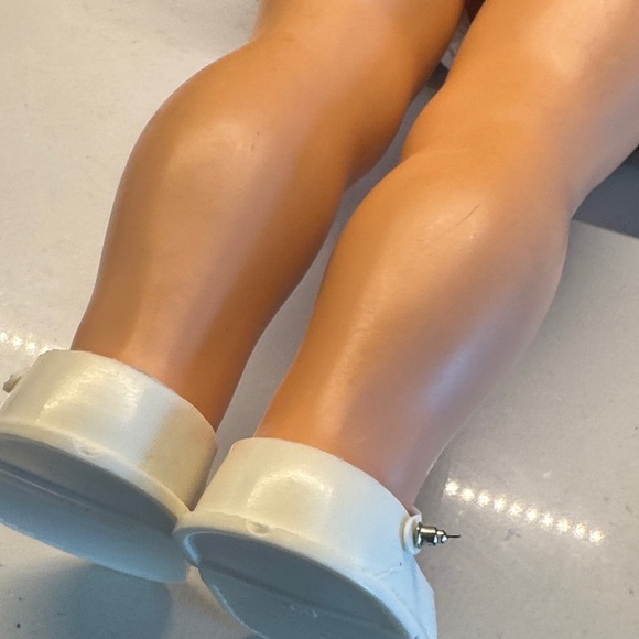 Classic Blonde Doll with Red Dress - Picture 7 of 8